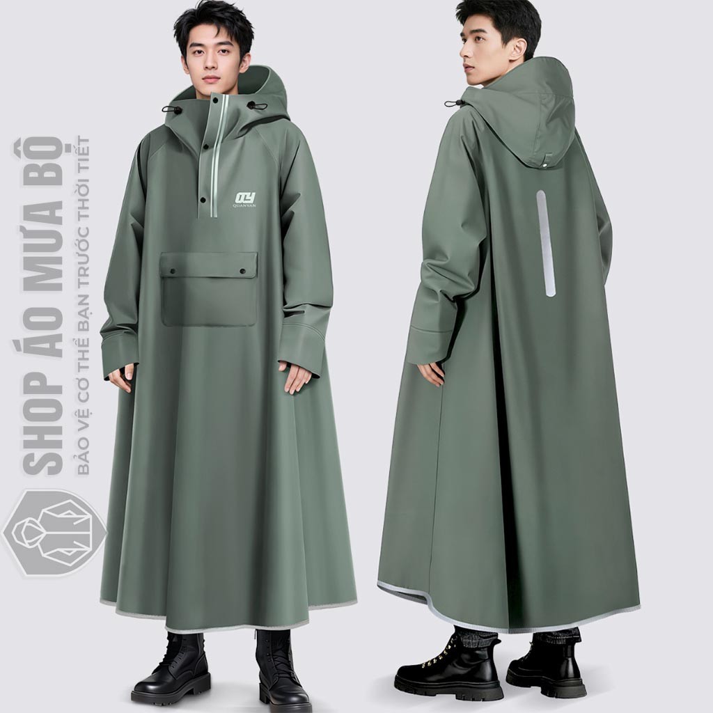 Áo mưa cánh dơi nam nữ cao cấp - Ảnh 0