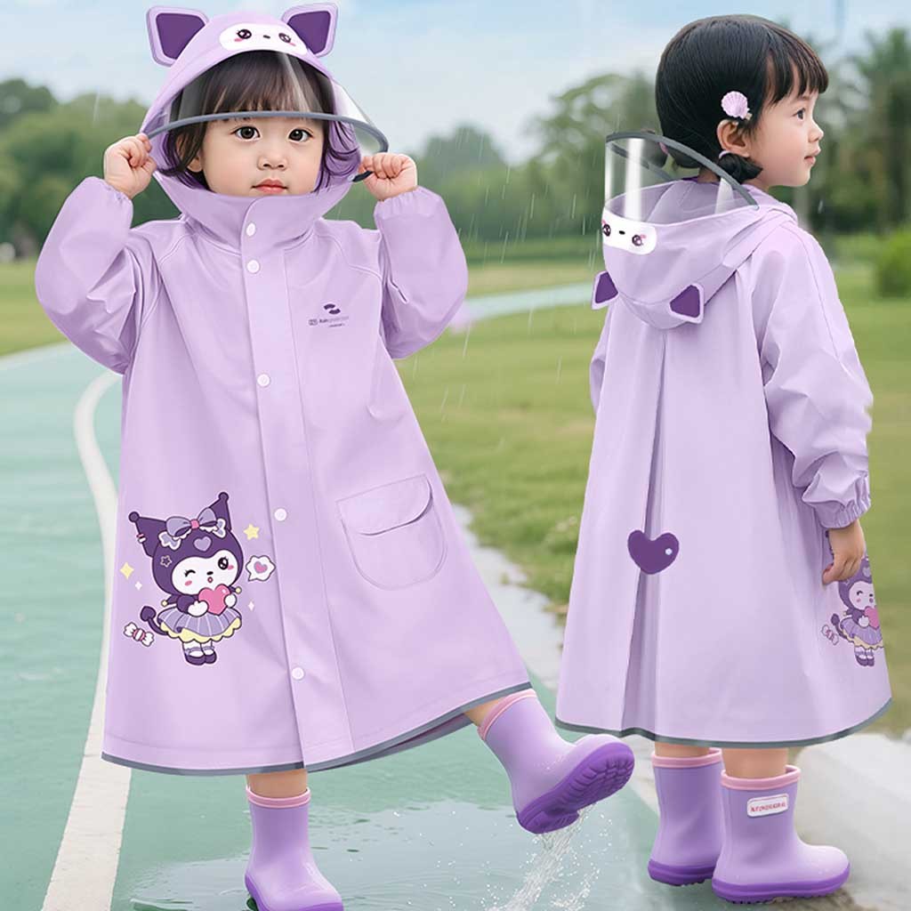 Áo mưa trẻ em mẫu giáo cao cấp - Ảnh 2